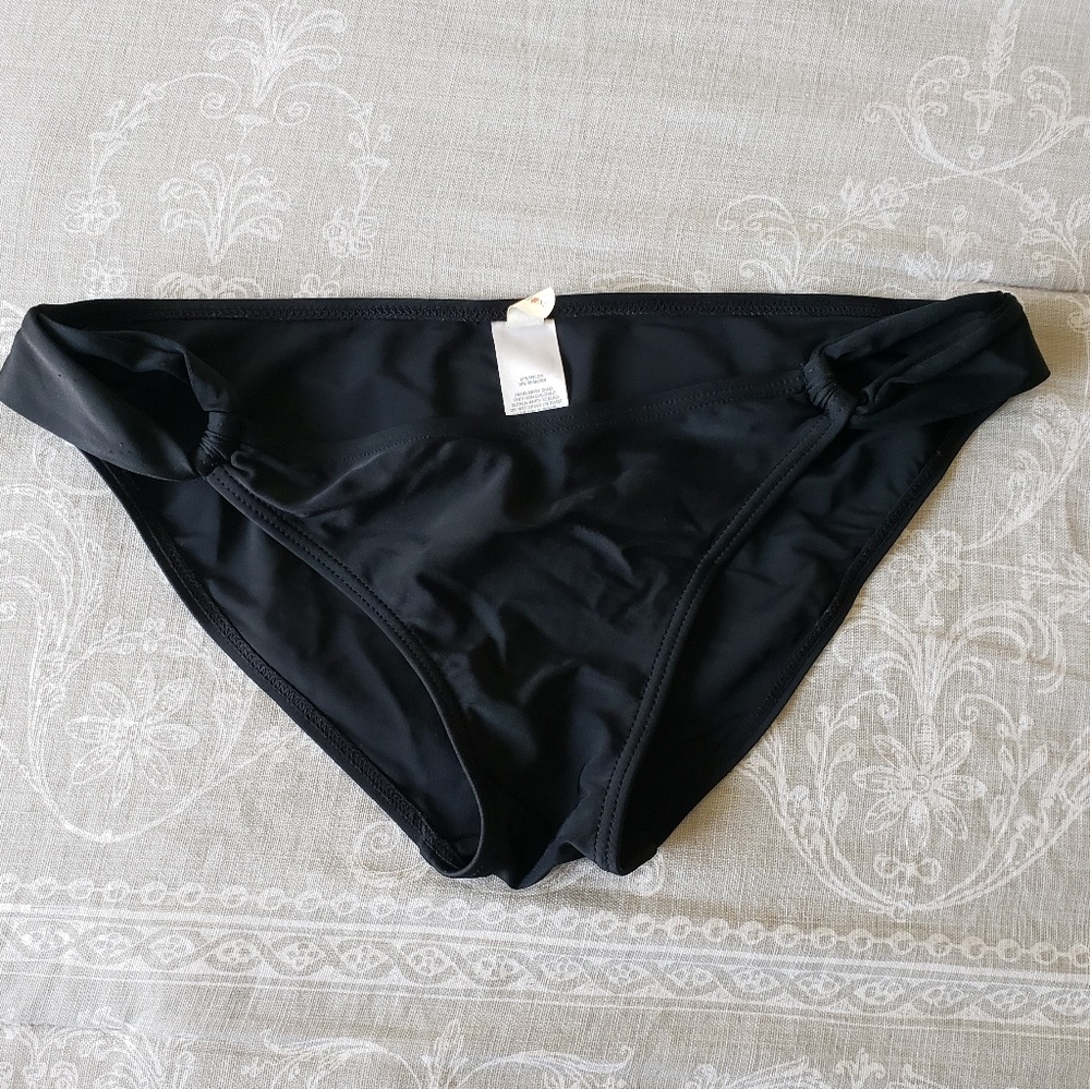 Black bikini bottom